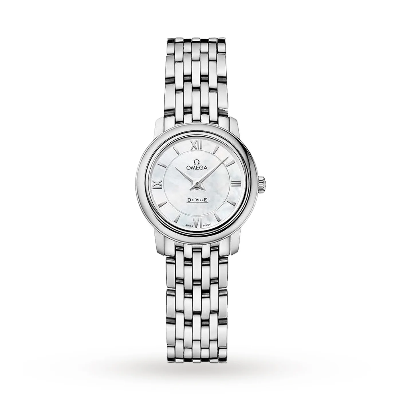 Omega De Ville Prestige Quartz Ladies Watch Silver 24.4mm