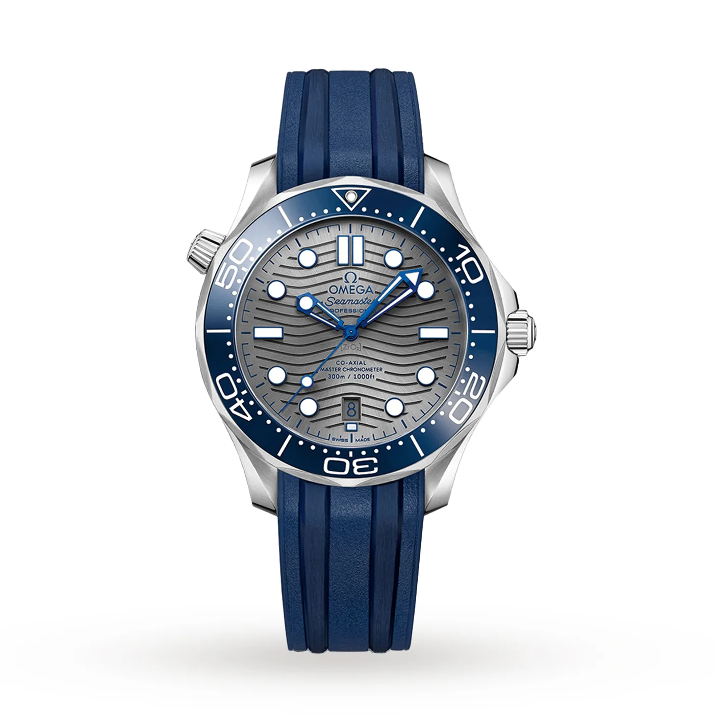 Omega Seamaster Diver 300m Co-axial Master Chronometer Grey Dial 42mm