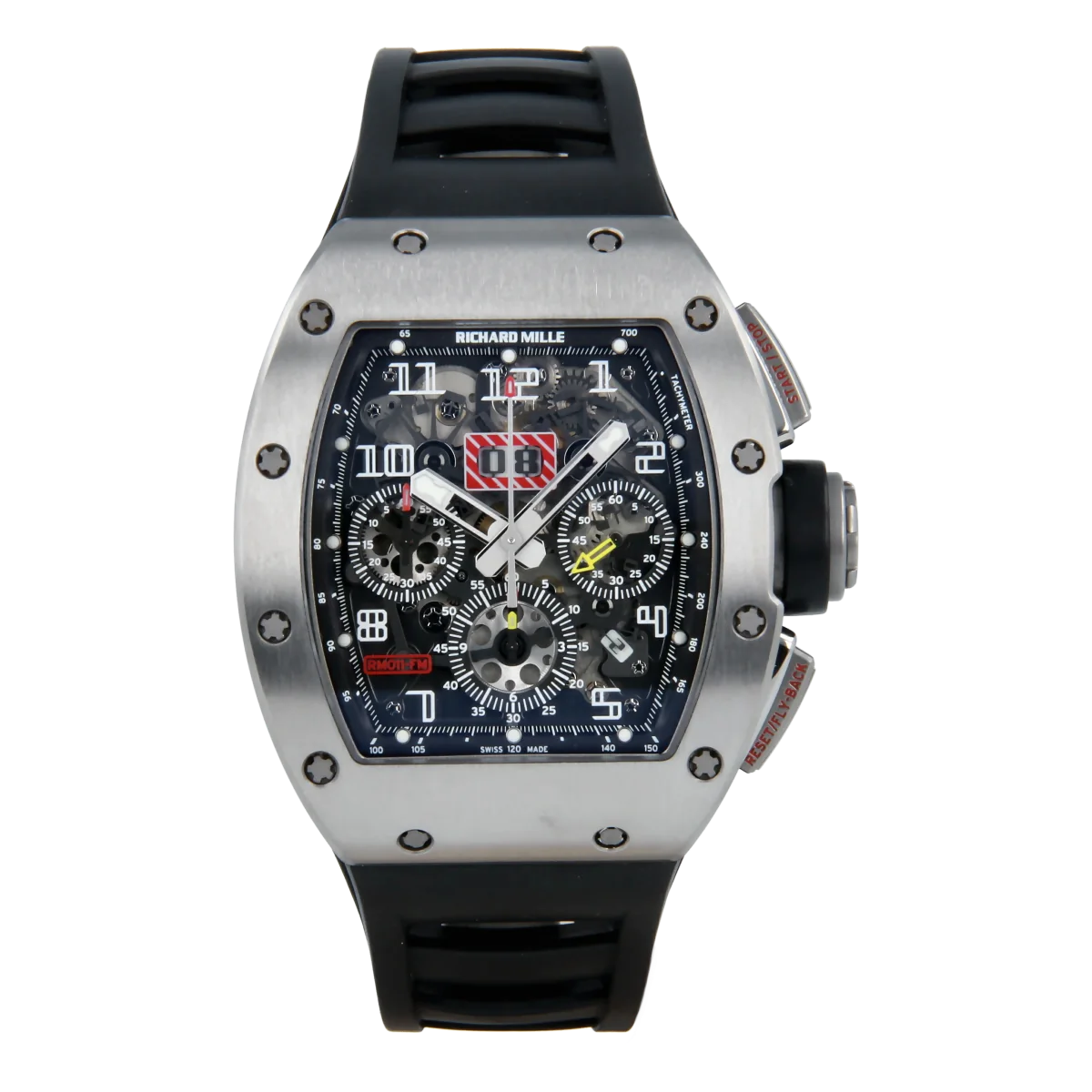 Richard Mille RM011 FM Felipe Massa Chronograph Silver Replica