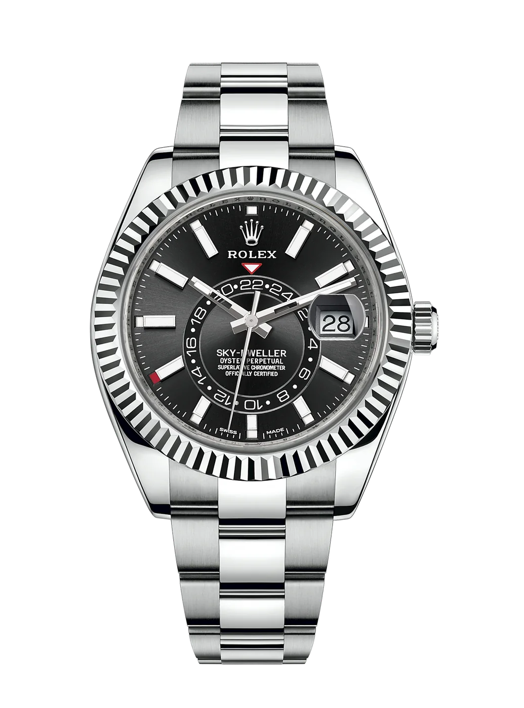 Rolex Sky-Dweller 42mm Black Dial Stainless Steel 326934